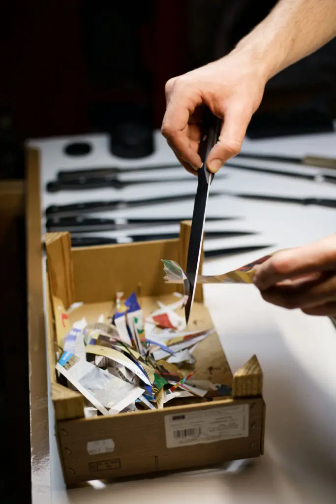 Verification du tranchant